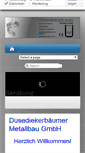 Mobile Screenshot of herford-metallbau.de
